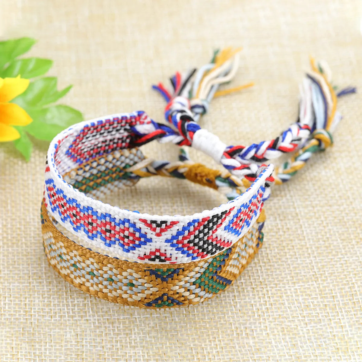 Simple Style Geometric Cloth Knitting Unisex Bracelets 1 Piece