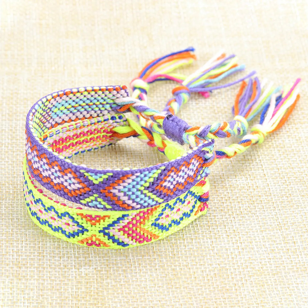 Simple Style Geometric Cloth Knitting Unisex Bracelets 1 Piece