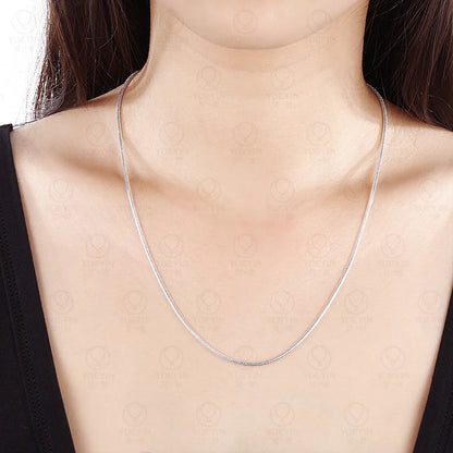 Simple Style Geometric Cooperized Silver Plating Necklace 1 Piece