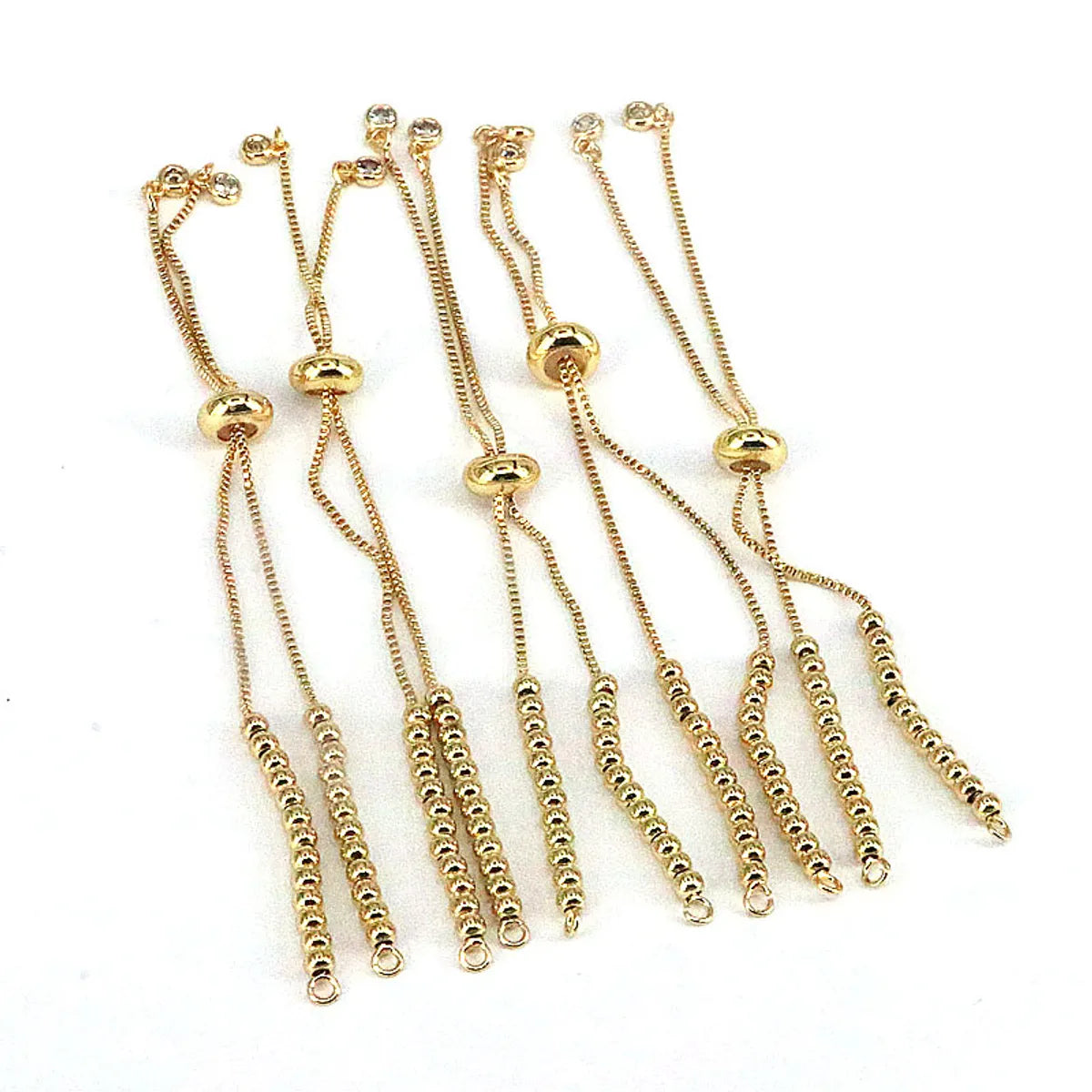 Simple Style Geometric Copper Gold Plated Jewelry Accessories