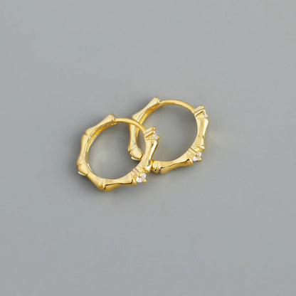 Simple Style Geometric Copper Plating Ear Studs 1 Pair