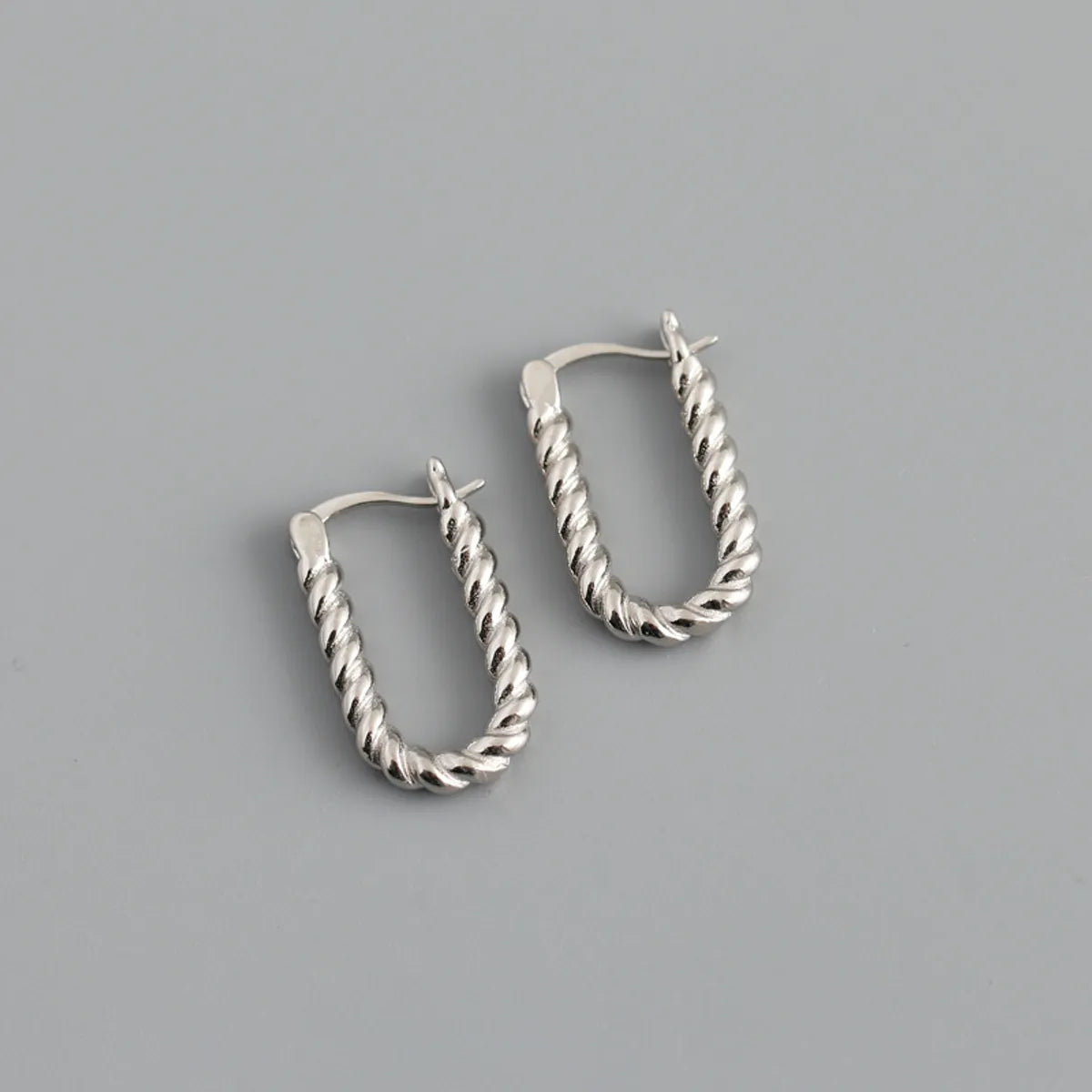 Simple Style Geometric Copper Plating Ear Studs 1 Pair