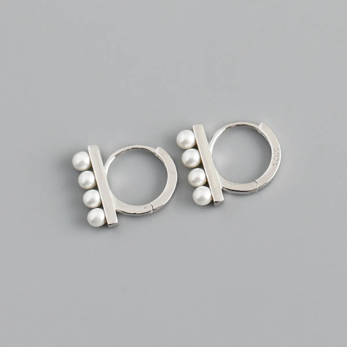 Simple Style Geometric Copper Plating Ear Studs 1 Pair