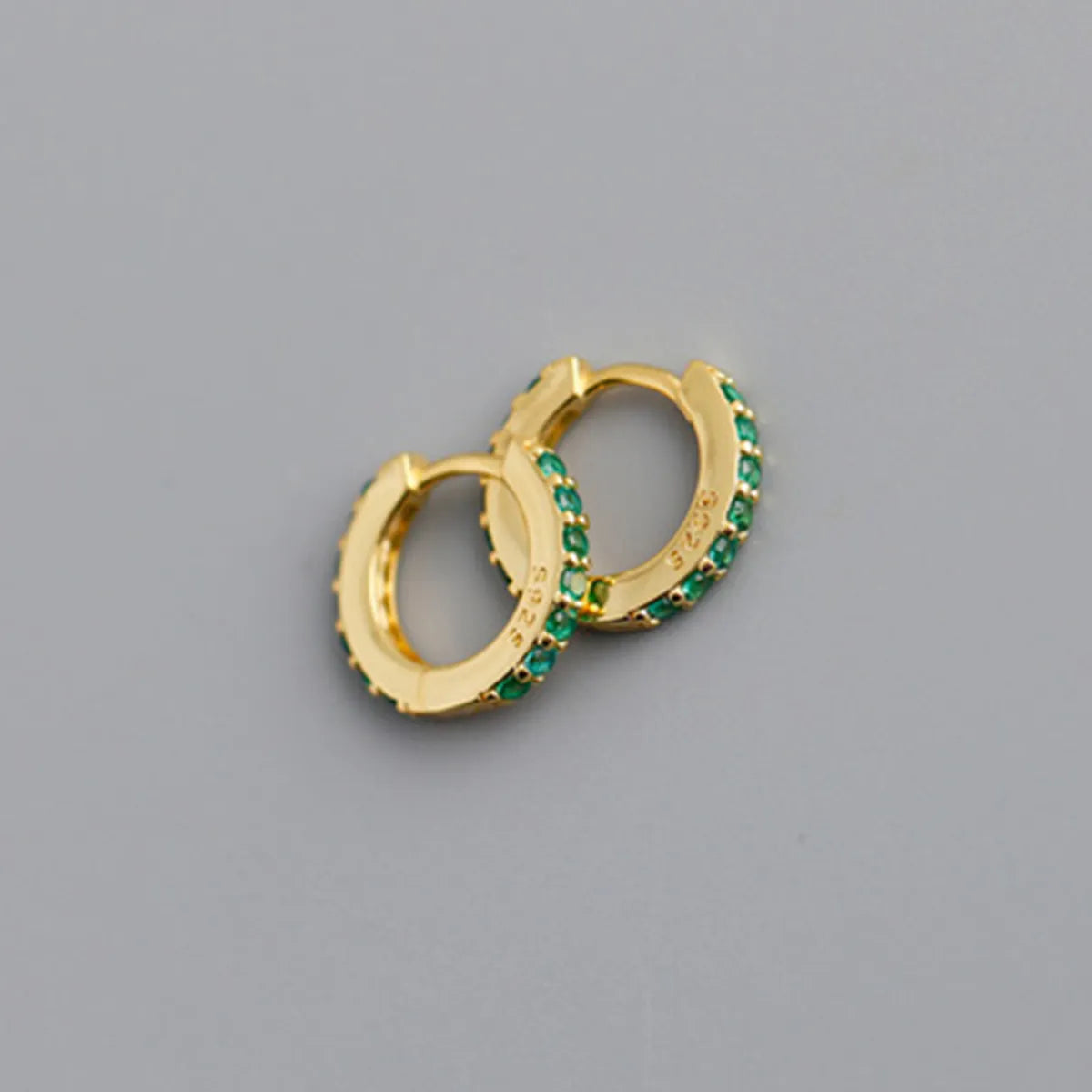 Simple Style Geometric Copper Plating Ear Studs 1 Pair