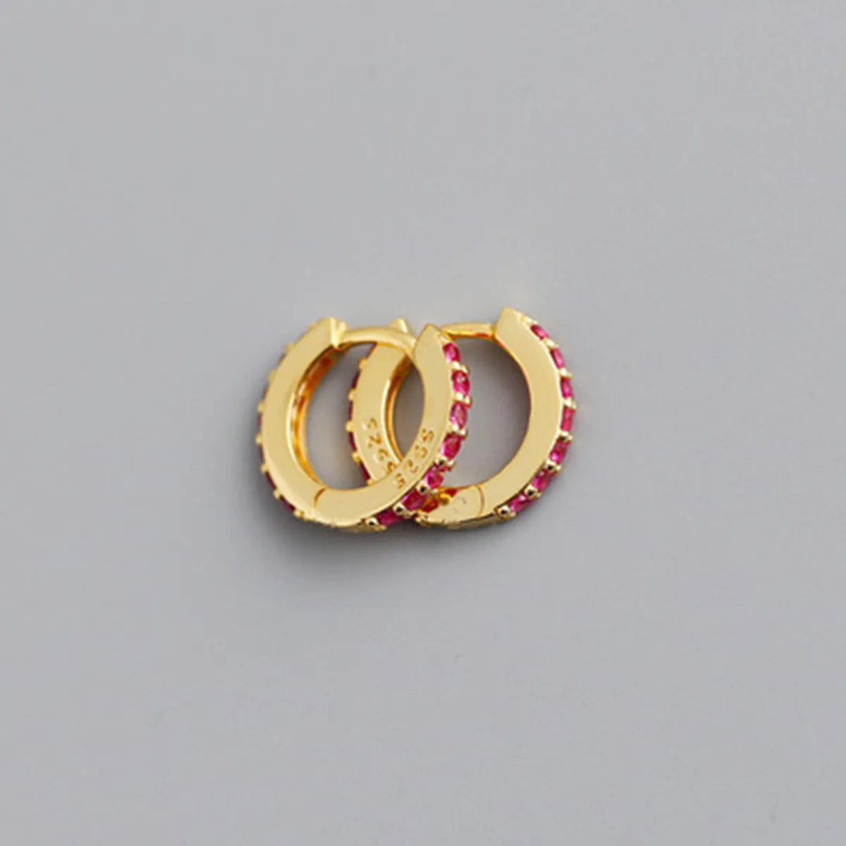 Simple Style Geometric Copper Plating Ear Studs 1 Pair