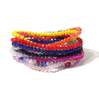 Simple Style Geometric Glass Wholesale Bracelets