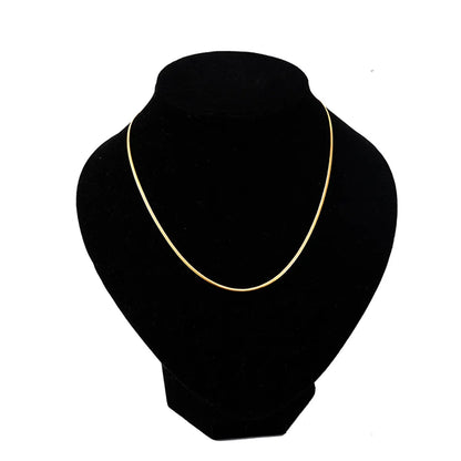 Simple Style Geometric Gold Plated Plating Necklace 1 Piece