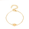 Simple Style Geometric Letter Alloy Wholesale Bracelets