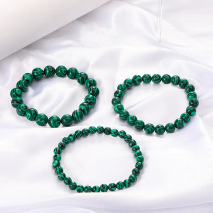 Simple Style Geometric Malachite Handmade Bracelets