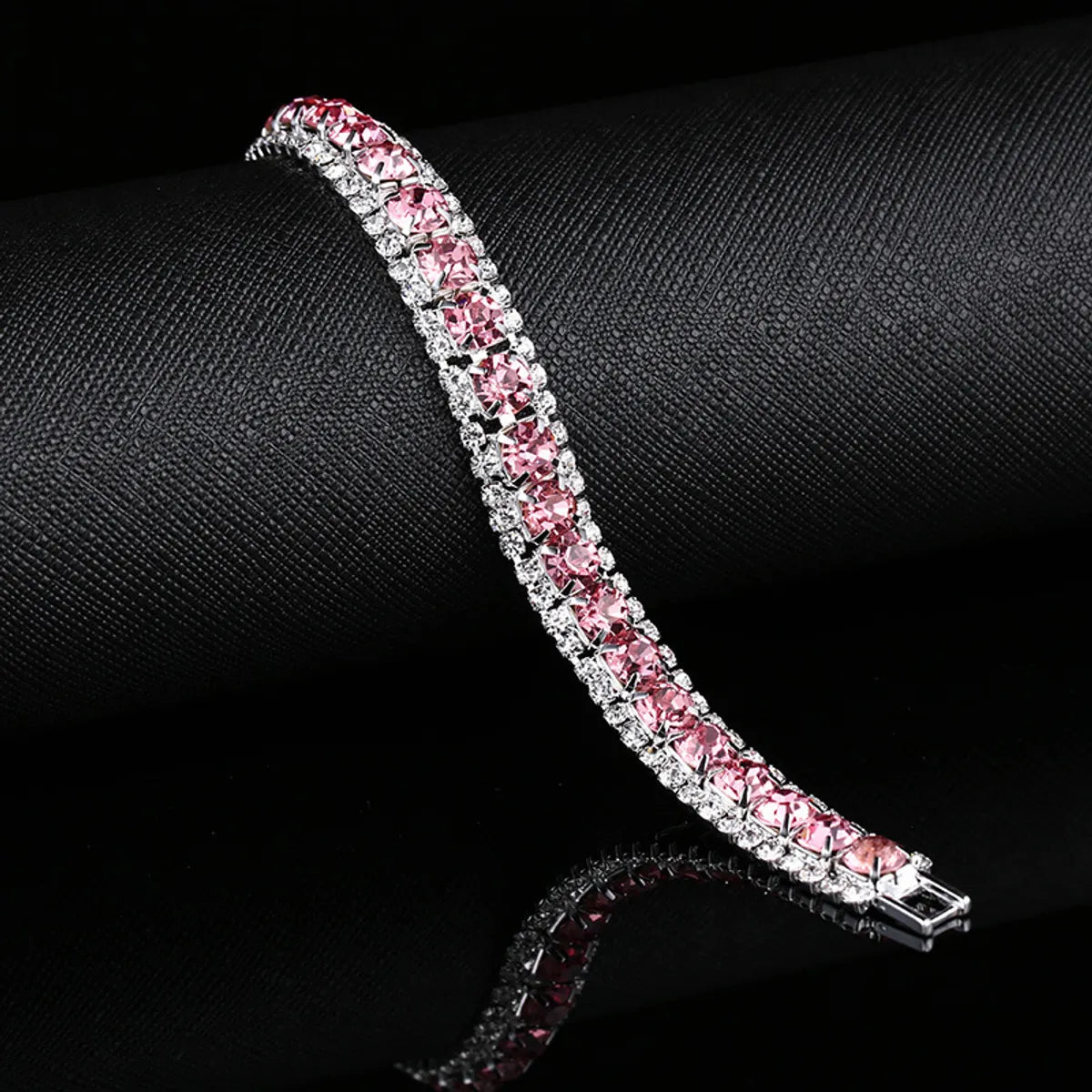 Simple Style Geometric Metal Plating Inlay Rhinestones Women's Bracelets 1 Piece