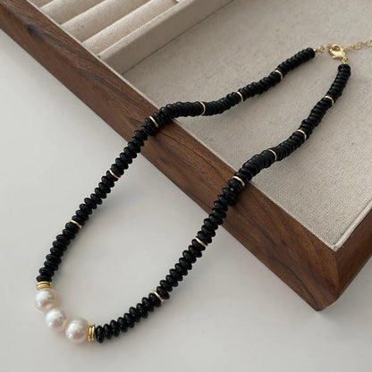 Simple Style Geometric Natural Stone Tiger Eye Pendant Necklace In Bulk