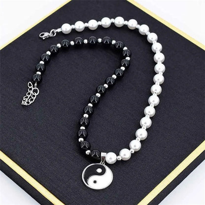 Simple Style Geometric Pearl Alloy Pearl Wholesale Necklace