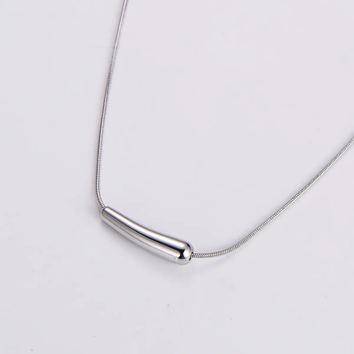 Simple Style Geometric Stainless Steel 18k Gold Plated Pendant Necklace