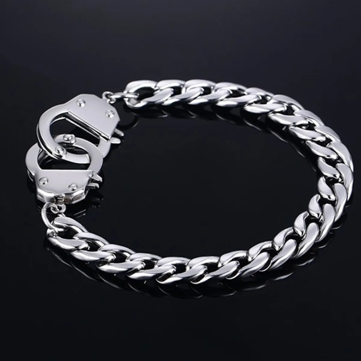 Simple Style Geometric Stainless Steel Bracelets Plating Stainless Steel Bracelets