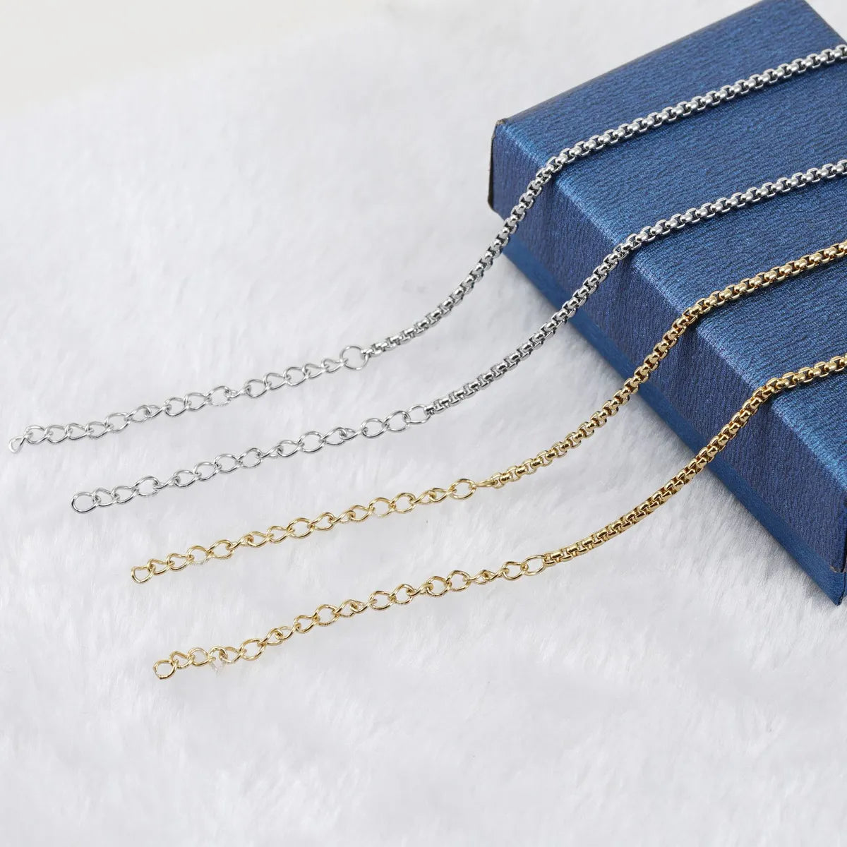 Simple Style Geometric Stainless Steel Chain Gold Plated Necklace