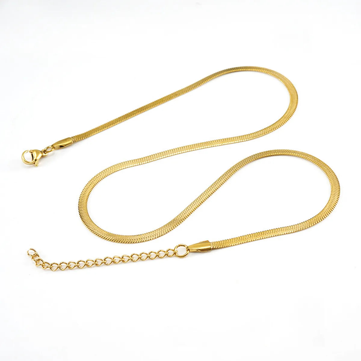 Simple Style Geometric Stainless Steel Plating Layered Necklaces