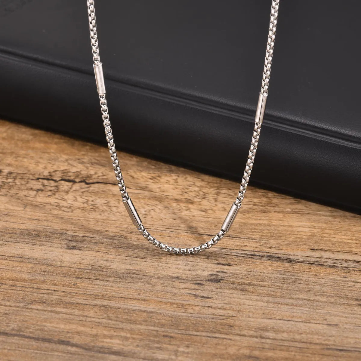 Simple Style Geometric 201 Stainless Steel Men'S Necklace