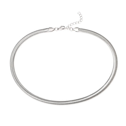 Simple Style Geometric Stainless Steel Necklace 1 Piece