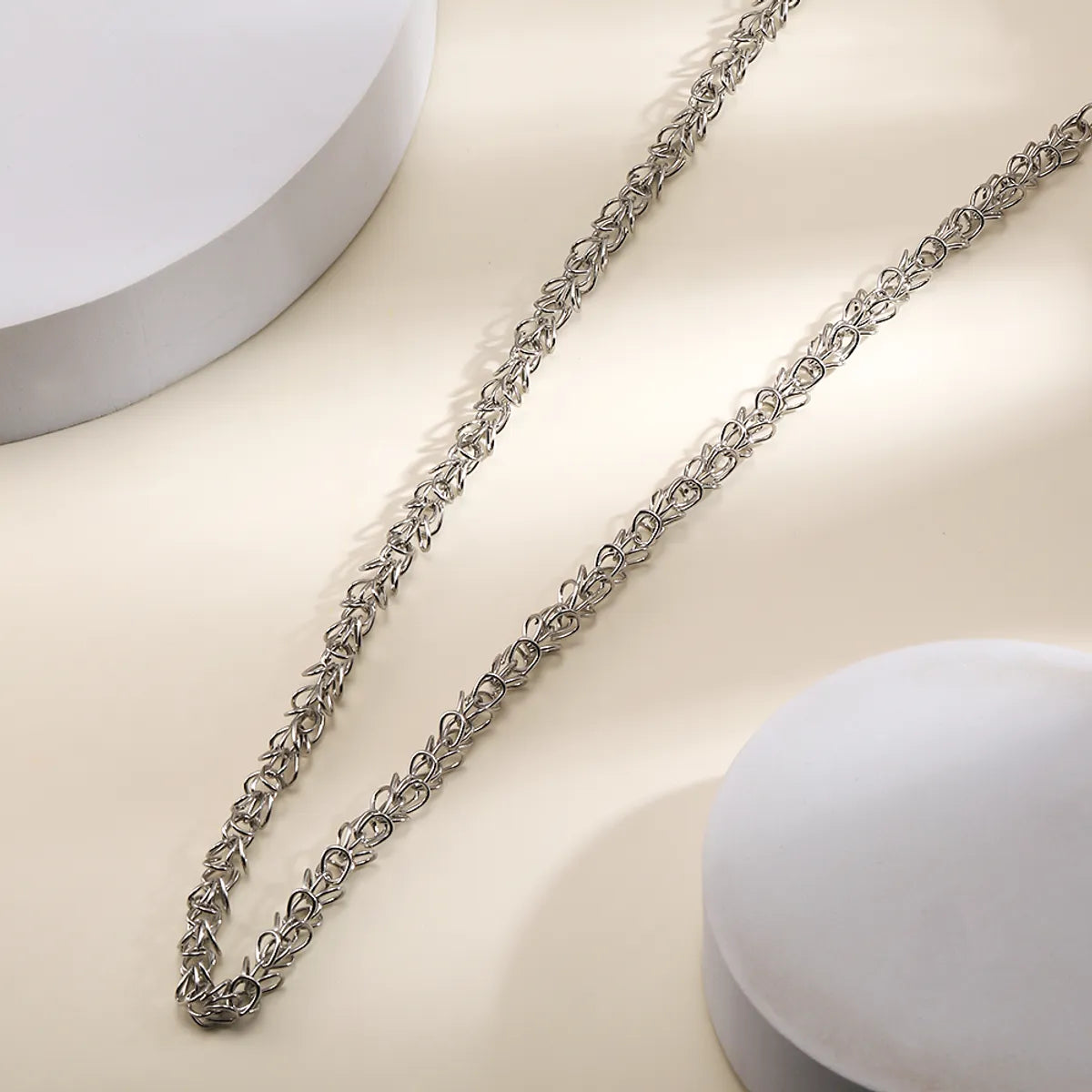 Simple Style Geometric Stainless Steel Necklace