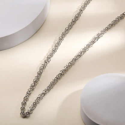 Simple Style Geometric Stainless Steel Necklace