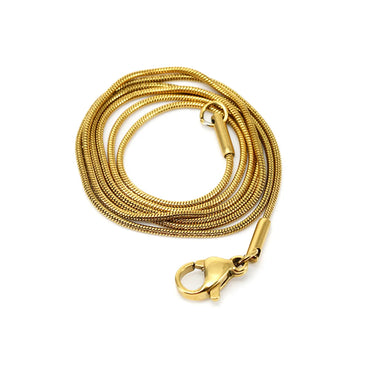 Simple Style Geometric Stainless Steel Plating Chain Necklace