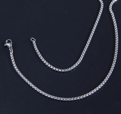 Simple Style Geometric Stainless Steel Plating Necklace