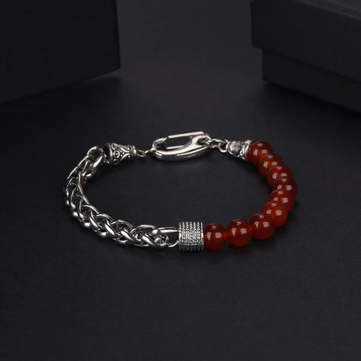 Simple Style Geometric Stainless Steel Plating Bracelets 1 Piece