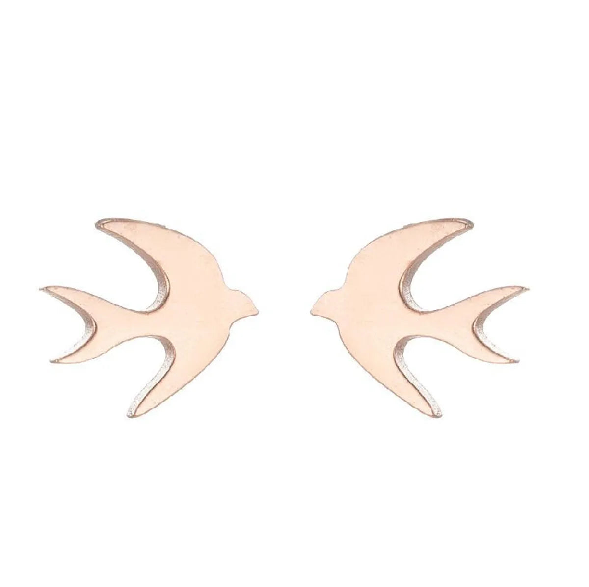 1 Pair Simple Style Geometric Plating 304 Stainless Steel 18K Gold Plated Ear Studs