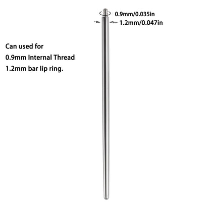 Simple Style Geometric 316L Stainless Steel  Polishing Belly Ring Ornament Needle