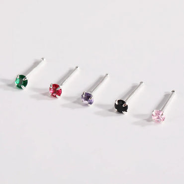 Simple Style Geometric Copper Rhinestones Nose Studs In Bulk