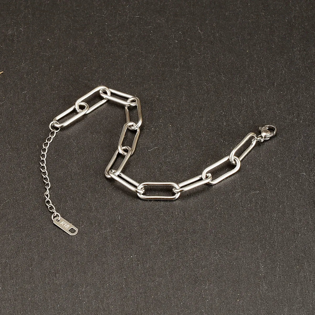 Simple Style Geometric Titanium Steel Bracelets Plating Stainless Steel Bracelets