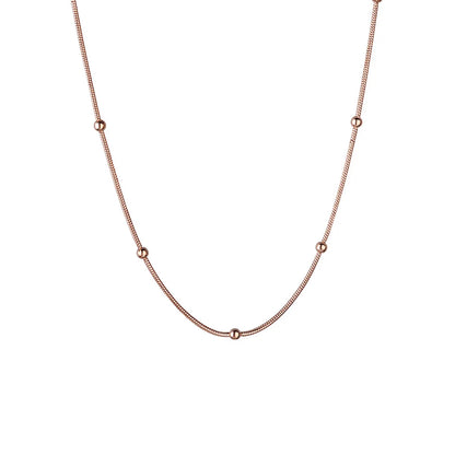 Simple Style Geometric Titanium Steel Necklace 1 Piece