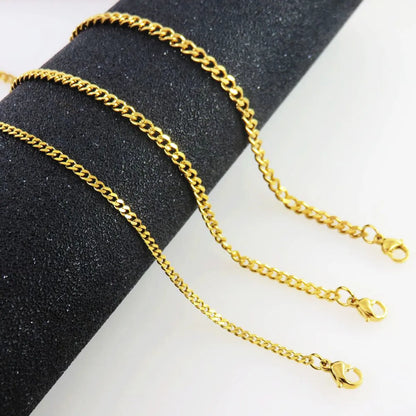 Simple Style Geometric Titanium Steel Plating Necklace 1 Piece