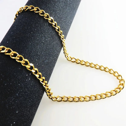 Simple Style Geometric Titanium Steel Plating Necklace 1 Piece