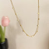 Simple Style Geometric Titanium Steel Plating Necklace 1 Piece