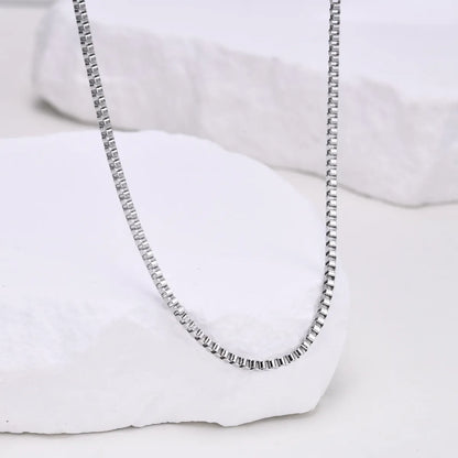 Simple Style Geometric Titanium Steel Plating Necklace