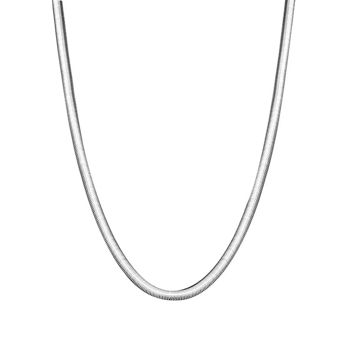 Simple Style Geometric Titanium Steel Plating Necklace