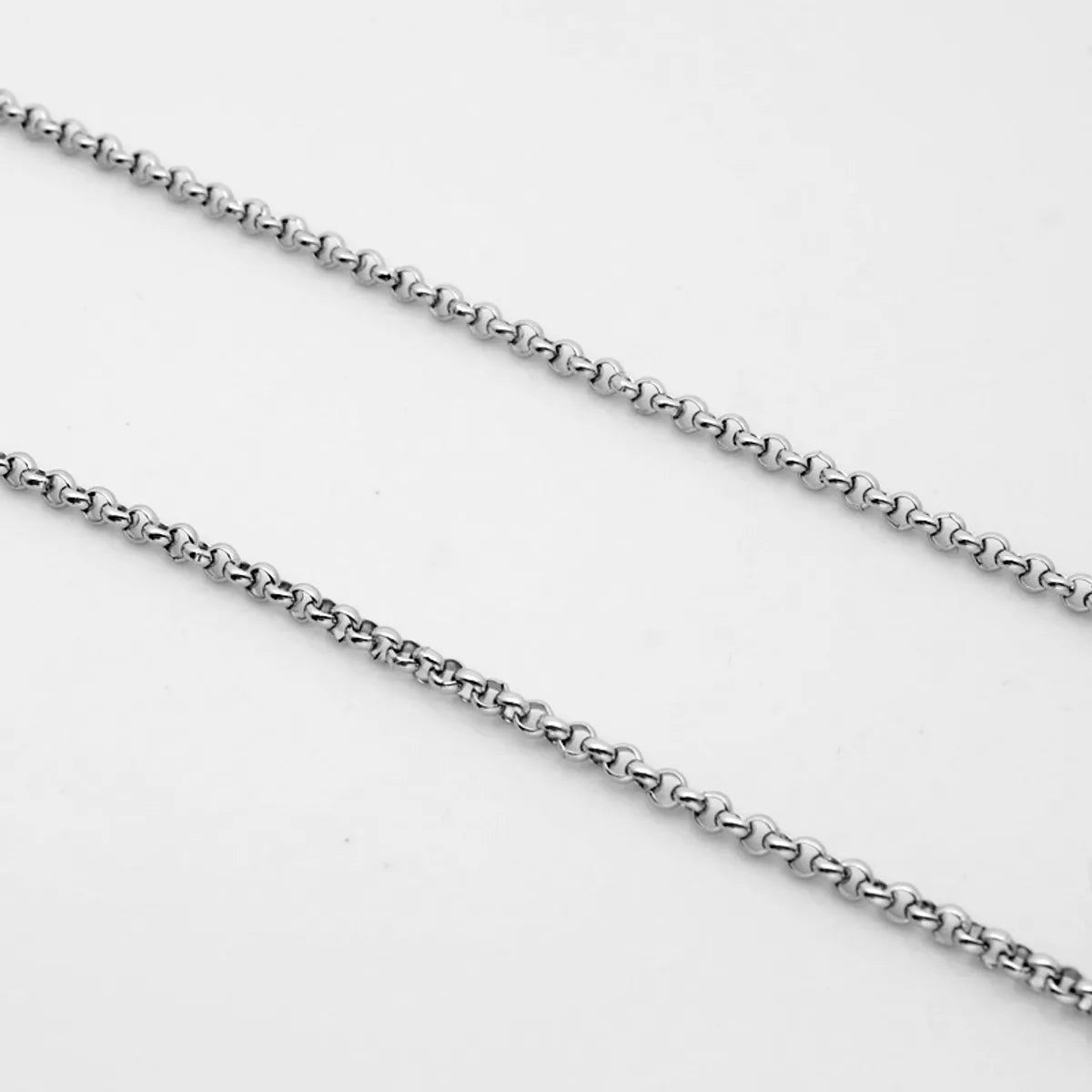 Simple Style Geometric Titanium Steel Polishing Necklace 1 Piece