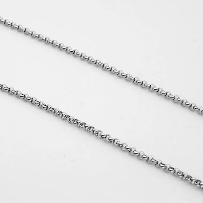 Simple Style Geometric Titanium Steel Polishing Necklace 1 Piece