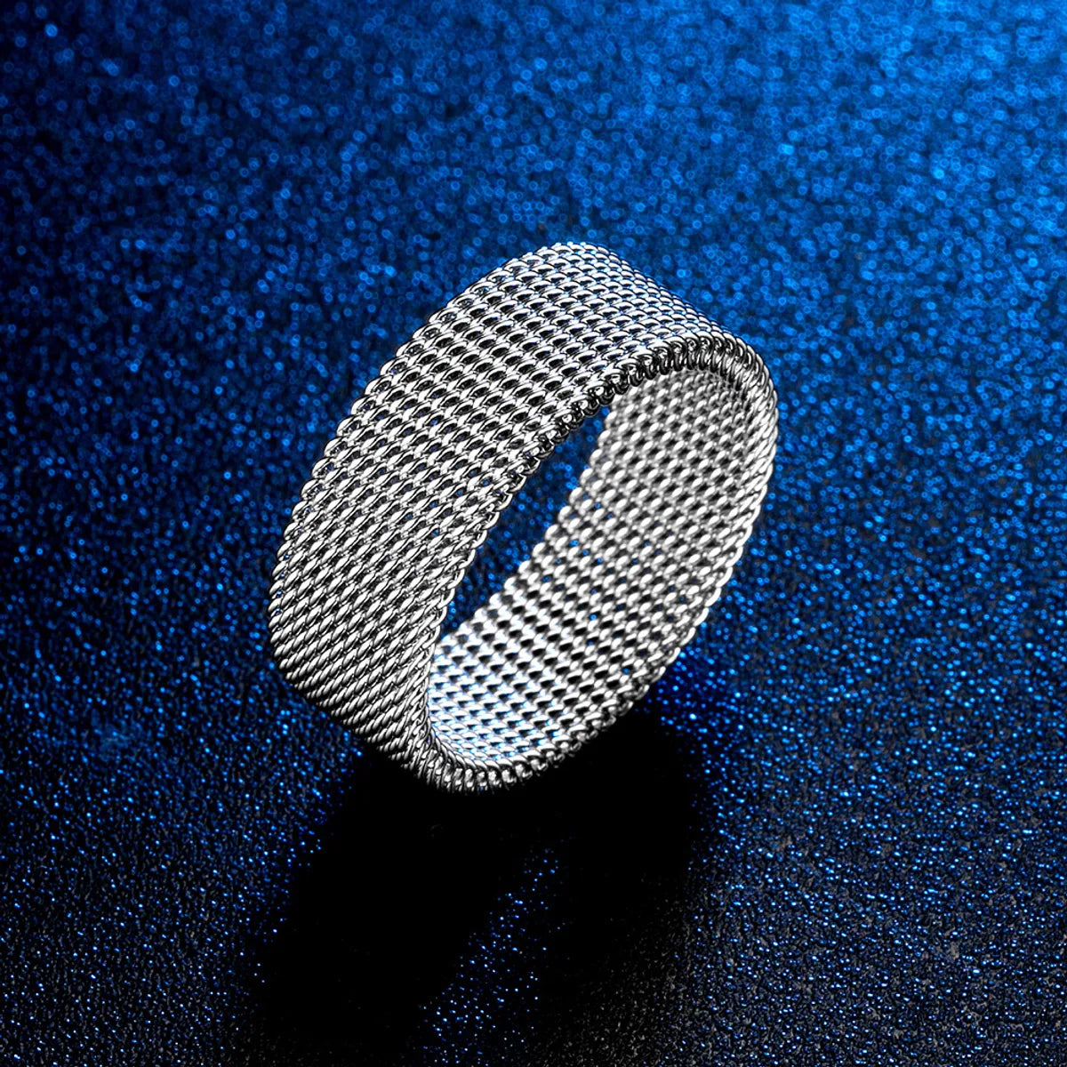 Simple Style Geometric Titanium Steel Rings Stainless Steel Rings