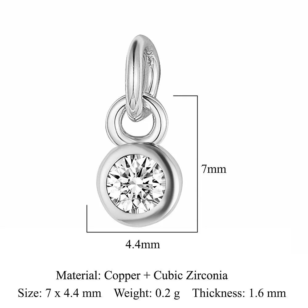 Simple Style Geometric Zircon Copper Wholesale Jewelry Accessories