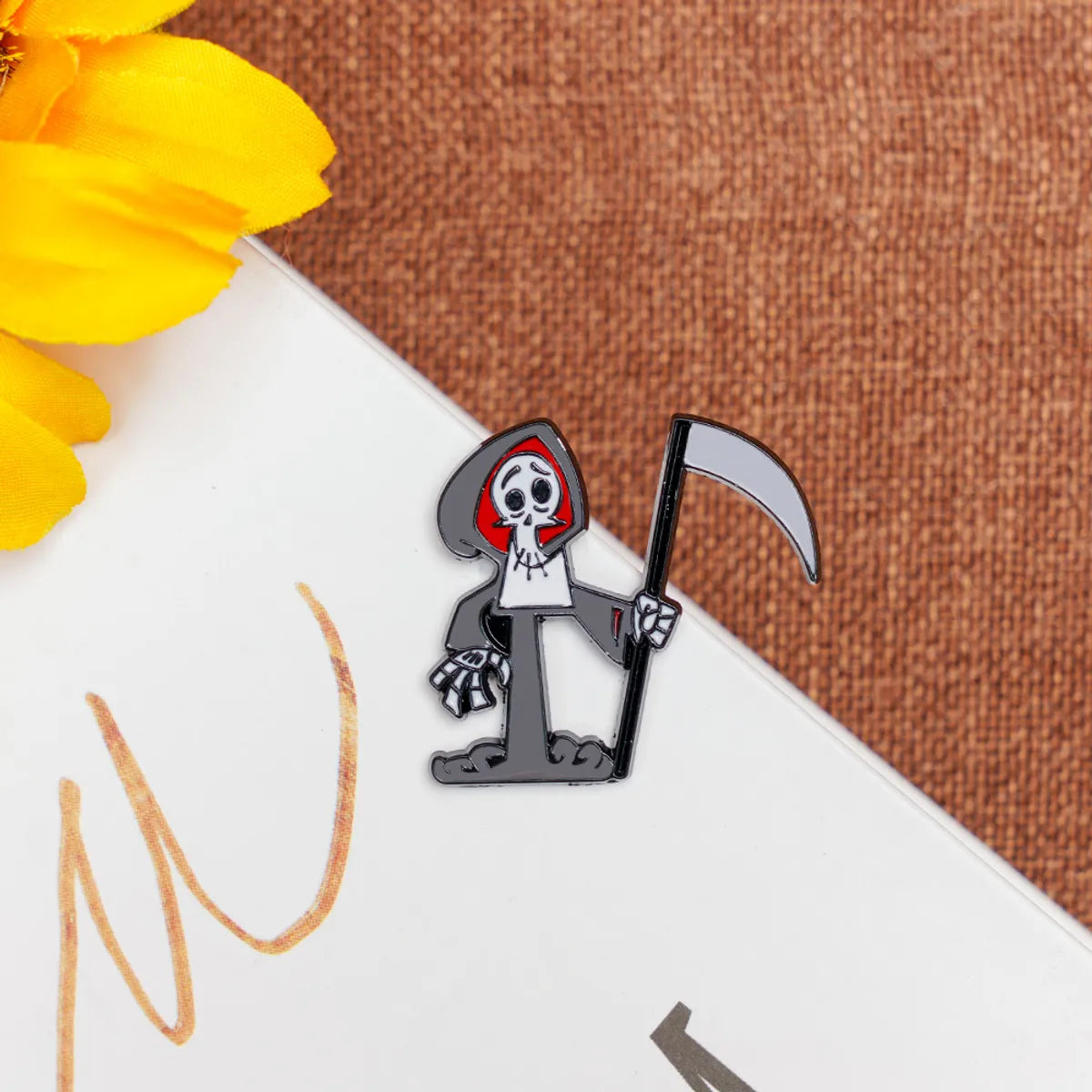 Simple Style Halloween Pattern Skull Metal Unisex Brooches