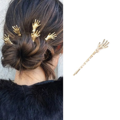 Simple Style Hand Alloy Hair Clip 1 Piece