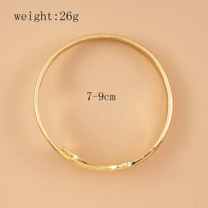 Simple Style Hand Alloy Wholesale Bangle