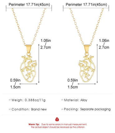 Simple Style Heart Alloy Valentine's Day Women's Pendant Necklace