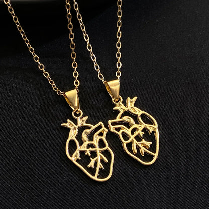 Simple Style Heart Alloy Valentine's Day Women's Pendant Necklace