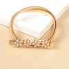 Simple Style Heart Shape Alloy Inlay Rhinestones Women'S Chain Belts