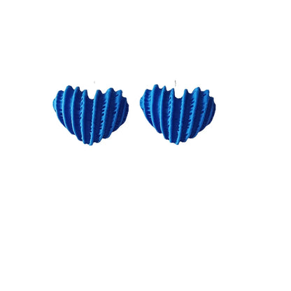 Simple Style Heart Shape Alloy Stoving Varnish Ear Studs