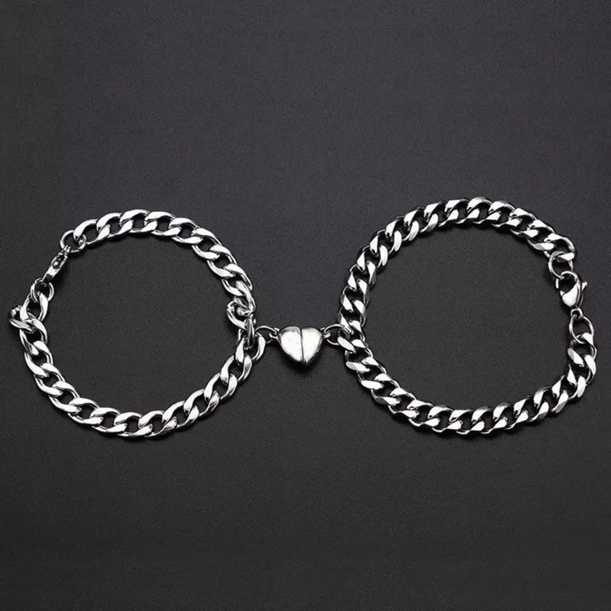 Simple Style Heart Shape Alloy Wholesale Bracelets