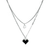 Wholesale Jewelry Simple Style Heart Shape Imitation Pearl Zircon Inlay Pendant Necklace